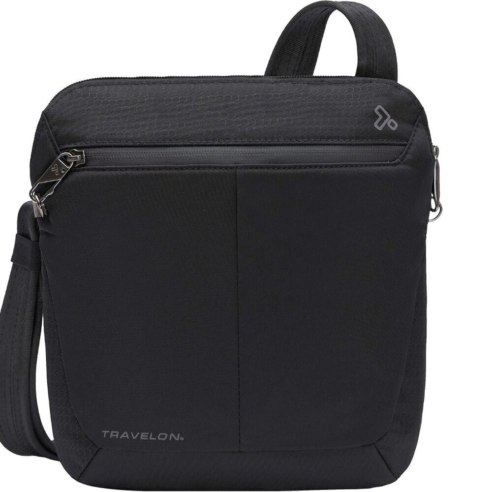 Anti-Theft Crossbody Bag Unisex Small RFID Security Organizer 3L Capacity